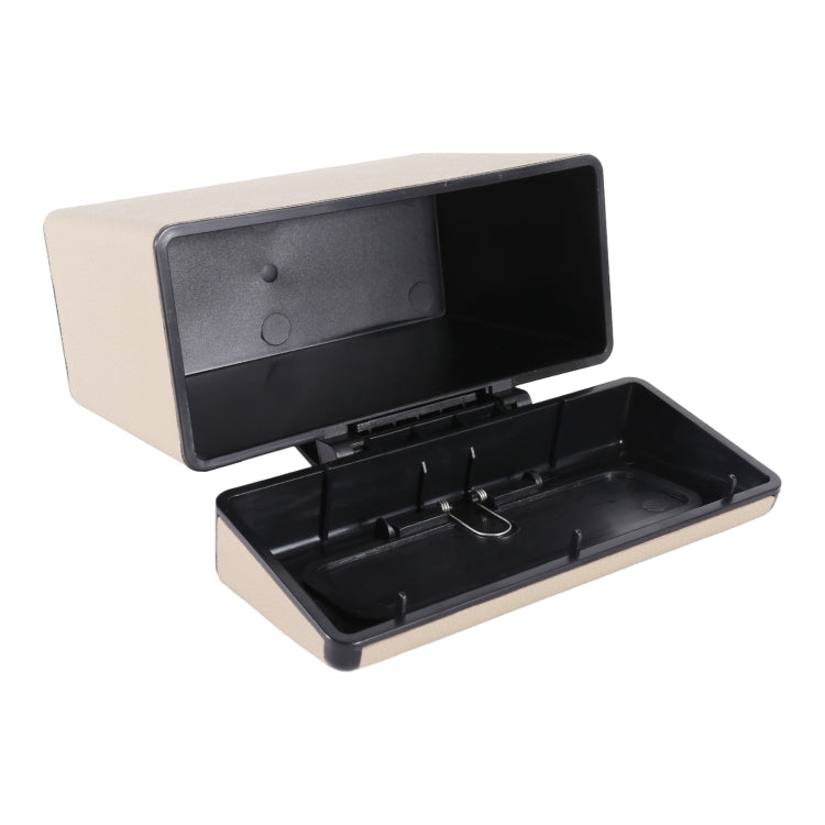 Car Plastic Trash Can Large Capacity Interior Accessories Box (Beige) - Stowing Tidying by PMC TechLife | Online Shopping South Africa | PMC TechLife | Buy Now Pay Later Mobicred