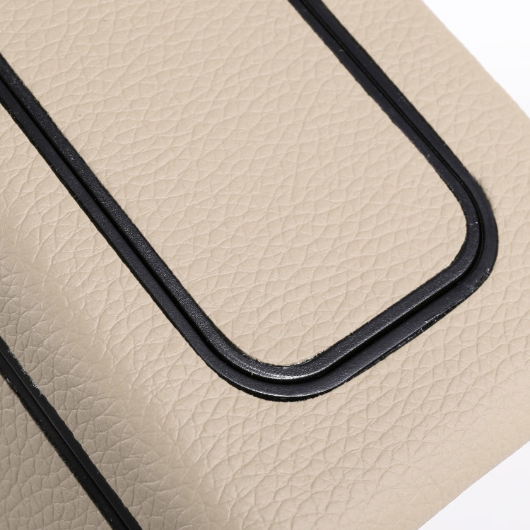 Car Plastic Trash Can Large Capacity Interior Accessories Box (Beige) - Stowing Tidying by PMC TechLife | Online Shopping South Africa | PMC TechLife | Buy Now Pay Later Mobicred