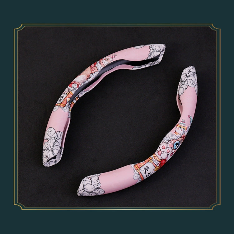 Car Universal China-Chic Relief Steering Wheel Cover (A Born Beauty) - Steering Wheel Accessories by PMC TechLife | Online Shopping South Africa | PMC TechLife | Buy Now Pay Later Mobicred