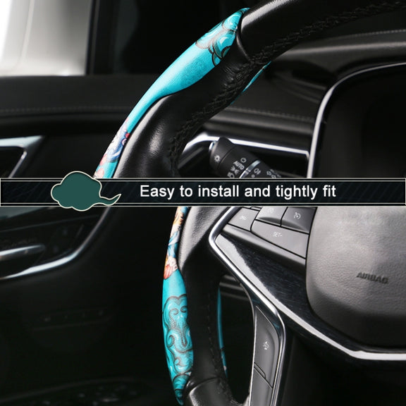 Car Universal China-Chic Relief Steering Wheel Cover (A Born Beauty)