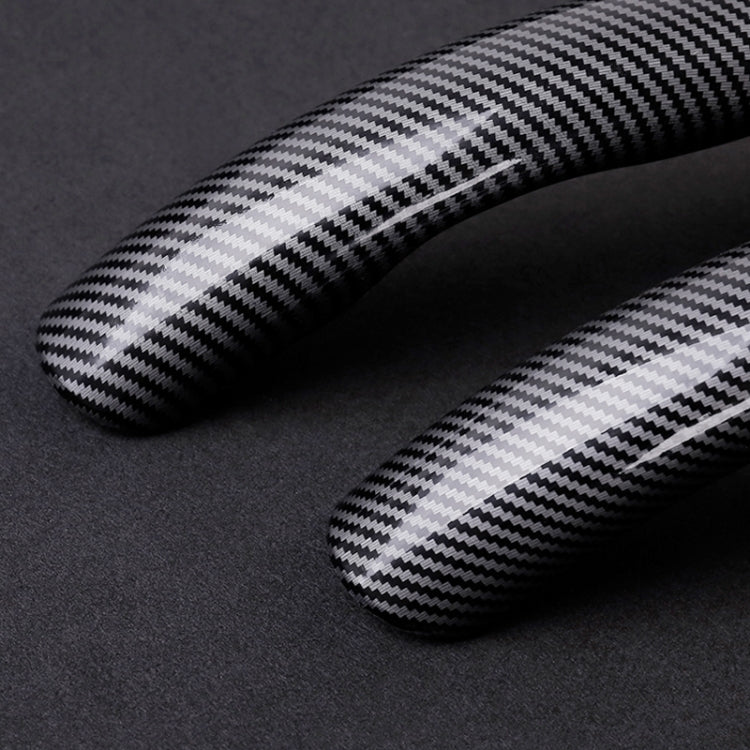 Car Universal Carbon Fiber Steering Wheel Cover (Black) - Steering Wheel Accessories by PMC TechLife | Online Shopping South Africa | PMC TechLife | Buy Now Pay Later Mobicred