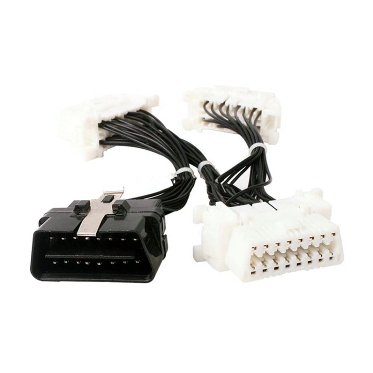 ELM327 OBD2 16Pin Male to 3 Female Car Diagnostic Cable - Cables & Connectors by PMC TechLife | Online Shopping South Africa | PMC TechLife | Buy Now Pay Later Mobicred