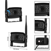 PZ710-W 7 inch Car Digital Wireless Rear-view Split-screen Monitor Single Record