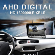 PZ710-W 7 inch Car Digital Wireless Rear-view Split-screen Monitor Dual Record