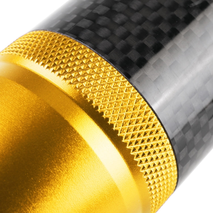 Universal Car Carbon Fiber Metal Gear Shift Knob (Gold) - Shift Knob by PMC TechLife | Online Shopping South Africa | PMC TechLife | Buy Now Pay Later Mobicred