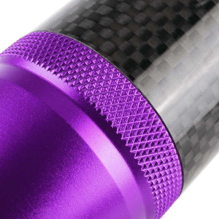 Universal Car Carbon Fiber Metal Gear Shift Knob (Purple) - Shift Knob by PMC TechLife | Online Shopping South Africa | PMC TechLife | Buy Now Pay Later Mobicred