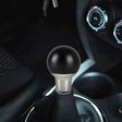 Universal Car Small Round Ball Resin + Carbon Fiber Metal Gear Shift Knob (Black) - Shift Knob by PMC TechLife | Online Shopping South Africa | PMC TechLife | Buy Now Pay Later Mobicred