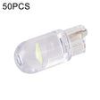50 PCS T10 DC12V / 0.3W Car Clearance Light COB Lamp Beads(Ice Blue Light) - free shipping - PMC TechLife - Order now!