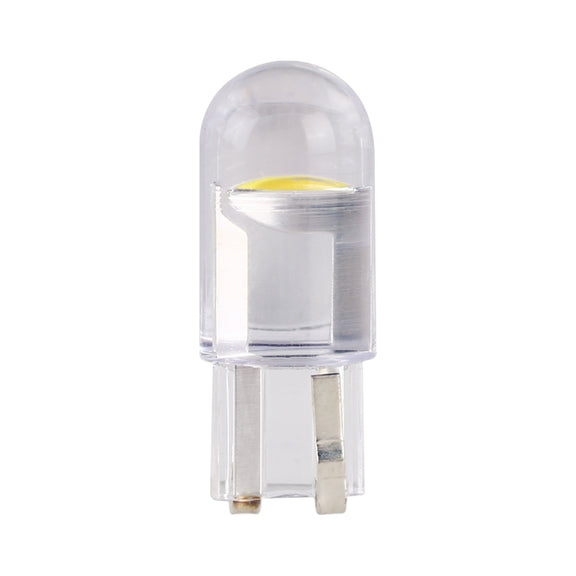 50 PCS T10 DC12V / 0.3W Car Clearance Light COB Lamp Beads(White Light)