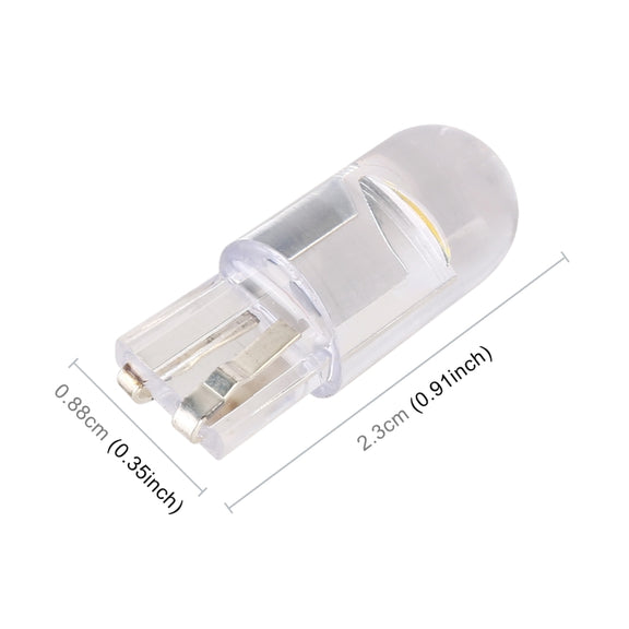 50 PCS T10 DC12V / 0.3W Car Clearance Light COB Lamp Beads(White Light)