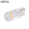 50 PCS T10 DC12V / 0.3W Car Clearance Light COB Lamp Beads(Yellow Light) - Clearance Lights by PMC TechLife | Online Shopping South Africa | PMC TechLife | Buy Now Pay Later Mobicred