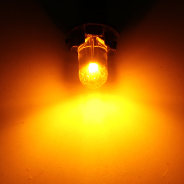 50 PCS T10 DC12V / 0.3W Car Clearance Light COB Lamp Beads(Yellow Light) - Clearance Lights by PMC TechLife | Online Shopping South Africa | PMC TechLife | Buy Now Pay Later Mobicred