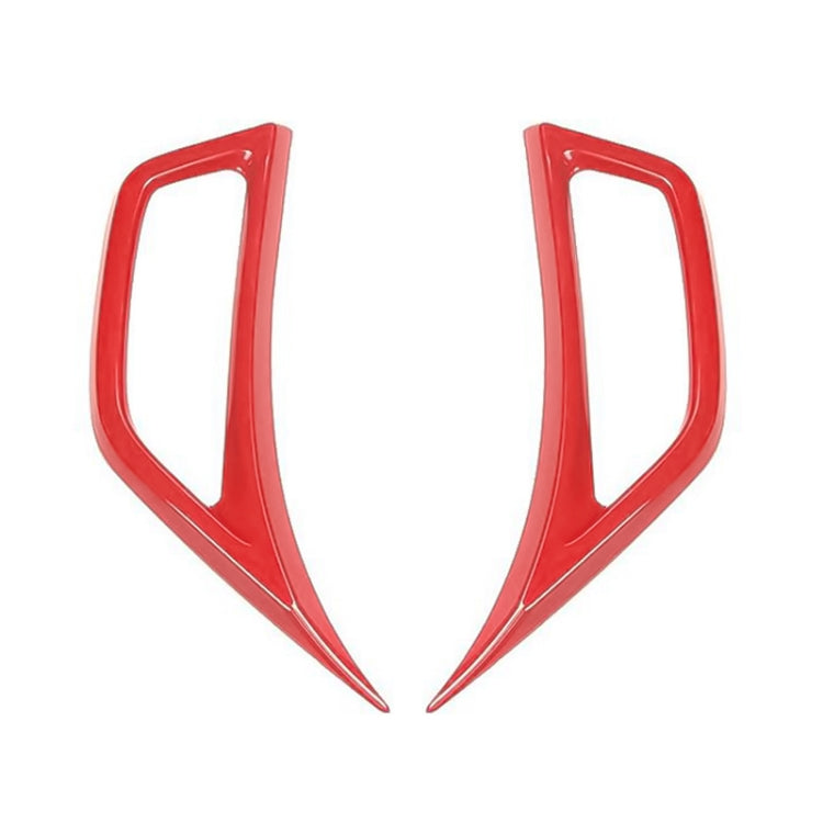 Car Fender Side Air Outlet Decorative Panel for Jeep Wrangler JL 2018-2020 (Red) - Decorative Sticker by PMC TechLife | Online Shopping South Africa | PMC TechLife | Buy Now Pay Later Mobicred