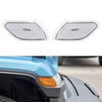 Car Transparent Wheel Eyebrow Side Light Turn Signal Leaf Plate Lamp for Jeep Wrangler JL 2018- - Arrow Turn Lights by PMC TechLife | Online Shopping South Africa | PMC TechLife | Buy Now Pay Later Mobicred