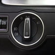 Car Headlight Switch Decorative Ring for Volkswagen Golf (Silver) - Decoration Rings by PMC TechLife | Online Shopping South Africa | PMC TechLife | Buy Now Pay Later Mobicred