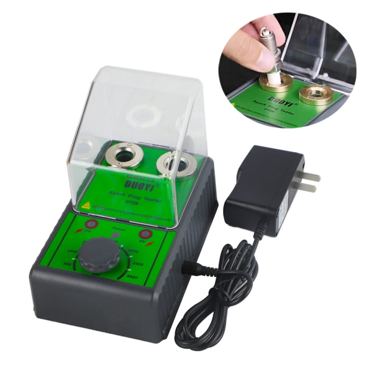 DUOYI DY28 Car Double Hole Spark Plug Tester, US Plug - free shipping - PMC TechLife - Order now!