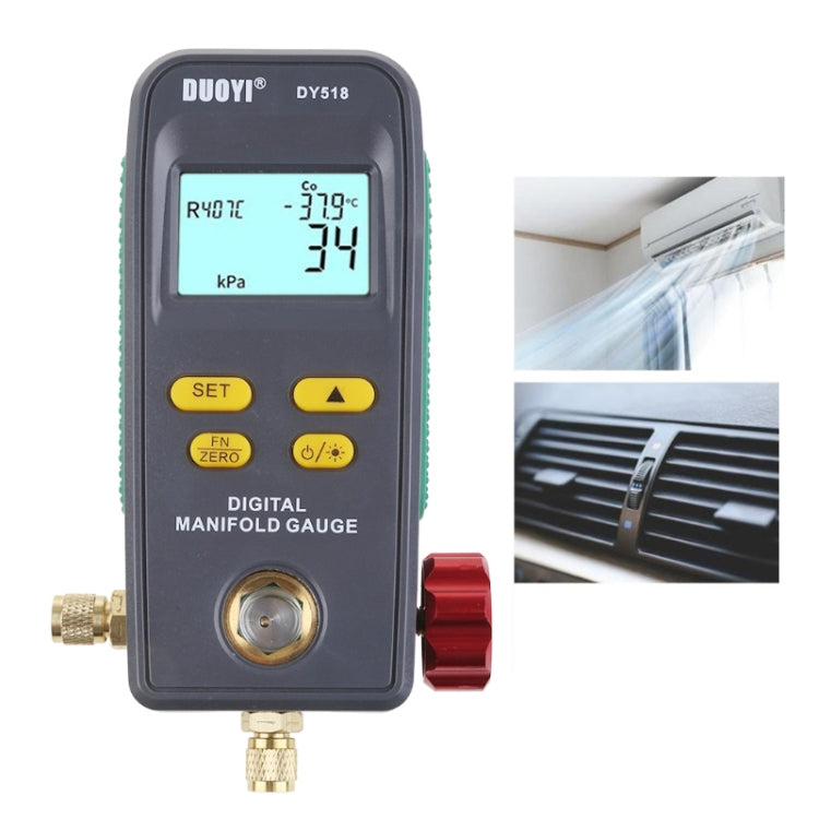 DUOYI DY518 Car Air Conditioning Repair Electronic Refrigerant Meter Air Conditioning Fluoride Meter - free shipping - PMC Jewellery - Order now!