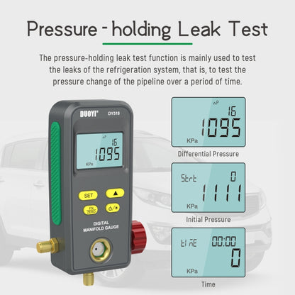 DUOYI DY518 Car Air Conditioning Repair Electronic Refrigerant Meter Air Conditioning Fluoride Meter - free shipping - PMC Jewellery - Order now!