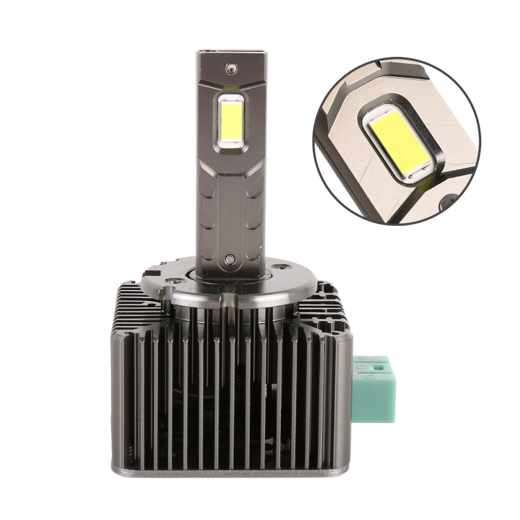 1 Pair D Series D3 Car HID Ballast to LED Headlight DC12V 35W 6000K 7000LM, 7040 Lamp Bead - LED Headlamps by PMC TechLife | Online Shopping South Africa | PMC TechLife | Buy Now Pay Later Mobicred