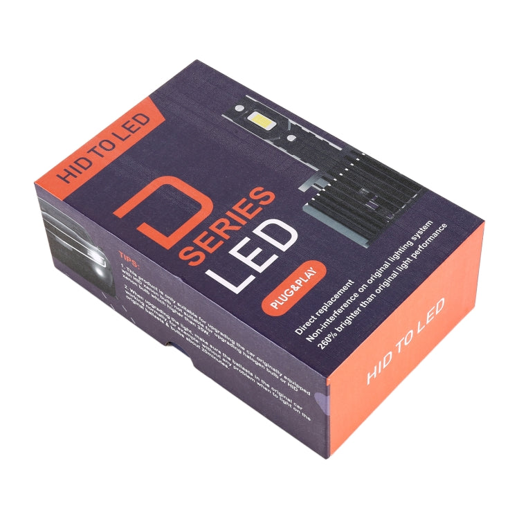 1 Pair D Series D3 Car HID Ballast to LED Headlight DC12V 35W 6000K 7000LM, 7040 Lamp Bead - LED Headlamps by PMC TechLife | Online Shopping South Africa | PMC TechLife | Buy Now Pay Later Mobicred