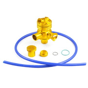Car Modified Pressure Relief Valve 1.8T/2.7T Discharge Valve for Volkswagen GTi Jetta / Audi A3 A4 A6 TT (Gold)