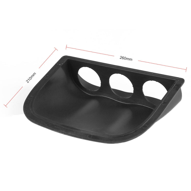 Car 52mm 3 Holes Dash Gauge Meter Pod Mount Holder, Black - Decoration Rings by PMC TechLife | Online Shopping South Africa | PMC TechLife | Buy Now Pay Later Mobicred