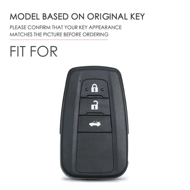 Hallmo Car Female Style Cowhide Leather Key Protective Cover for Toyota(Grass Green) - Car Key Cases by Hallmo | Online Shopping South Africa | PMC TechLife | Buy Now Pay Later Mobicred