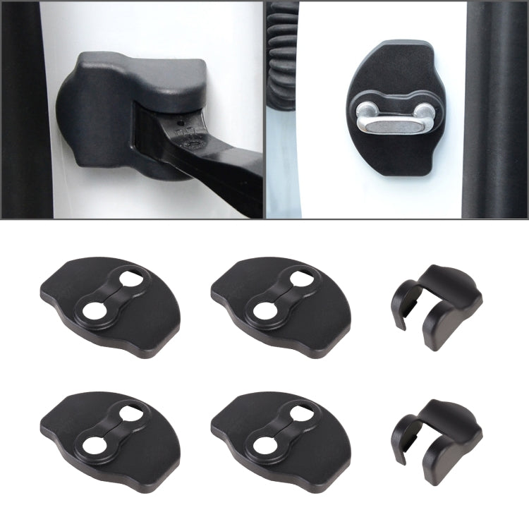 Car Door Lock Cover + Limiter Cover for Tesla Model 3 - Locks & Hasps by PMC TechLife | Online Shopping South Africa | PMC TechLife | Buy Now Pay Later Mobicred