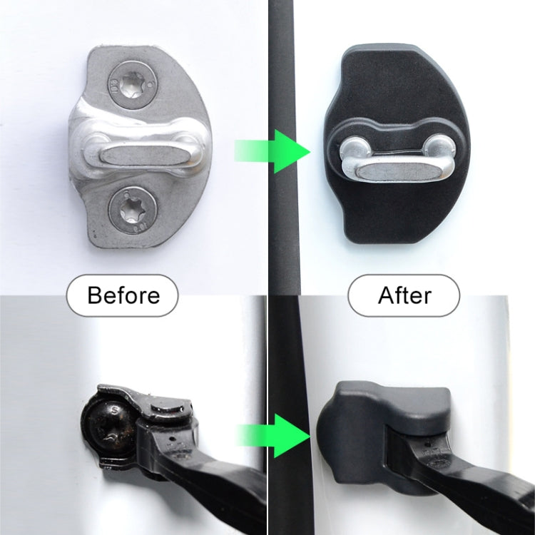 Car Door Lock Cover + Limiter Cover for Tesla Model 3 - Locks & Hasps by PMC TechLife | Online Shopping South Africa | PMC TechLife | Buy Now Pay Later Mobicred