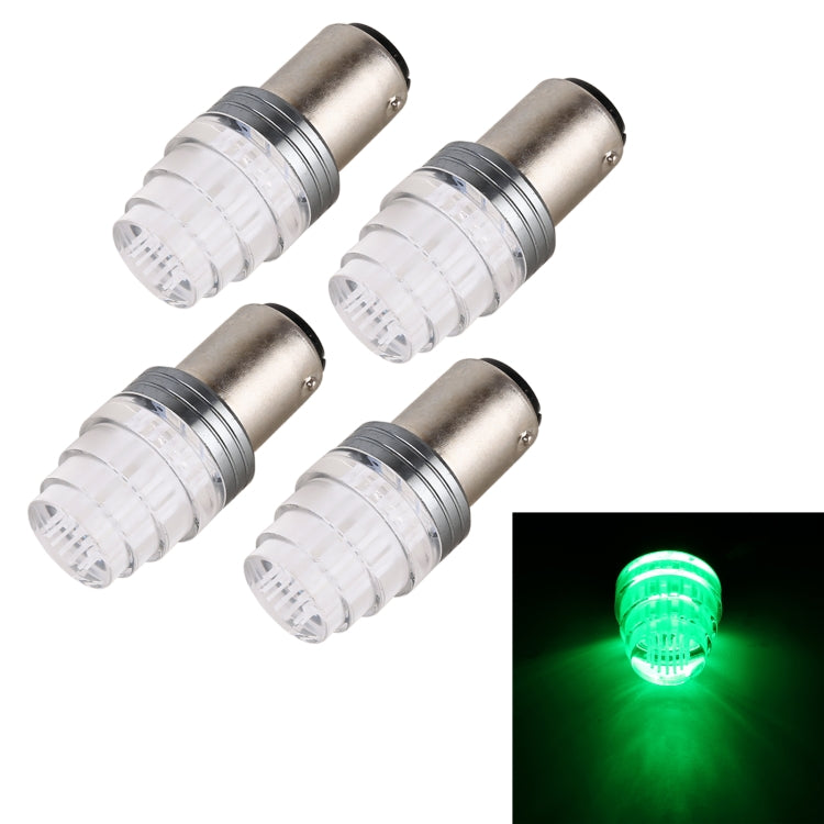 4 in 1 1157 DC12V 0.6W 9LEDs SMD-3528 Car Brake Light (Green Light) - Brake Lights by PMC TechLife | Online Shopping South Africa | PMC TechLife | Buy Now Pay Later Mobicred