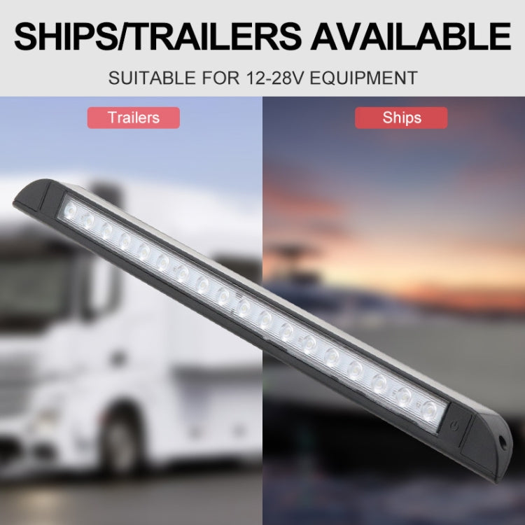 RV / Yacht Awning LED Strip Light DC12-28V with 18 LEDs Lamp Beads (Black) - Dome Lights by PMC TechLife | Online Shopping South Africa | PMC TechLife | Buy Now Pay Later Mobicred