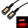 1 Pair DC12V 0.4W 3LEDs SMD-5630 Car / Motorcycle License Plate Light, Cable Length: 27cm (Red Light) - License Plate Lights by PMC TechLife | Online Shopping South Africa | PMC TechLife | Buy Now Pay Later Mobicred