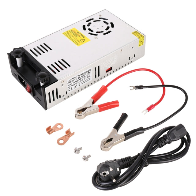 S-480-24 DC24V 480W 20A DIY Regulated DC Switching Power Supply Power Step-down Transformer with Clip, EU Plug
