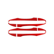 8 PCS / Set Carbon Fiber Car Outer Handle Decorative Sticker for Toyota Corolla 2014-2018,Left and Right Drive Universal(Red)
