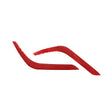 2 PCS / Set Carbon Fiber Car Headlight Eyebrow Decorative Sticker for Toyota Tundra 2014-2018,Left and Right Drive Universal(Red) - Lamp Decoration by PMC TechLife | Online Shopping South Africa | PMC TechLife | Buy Now Pay Later Mobicred