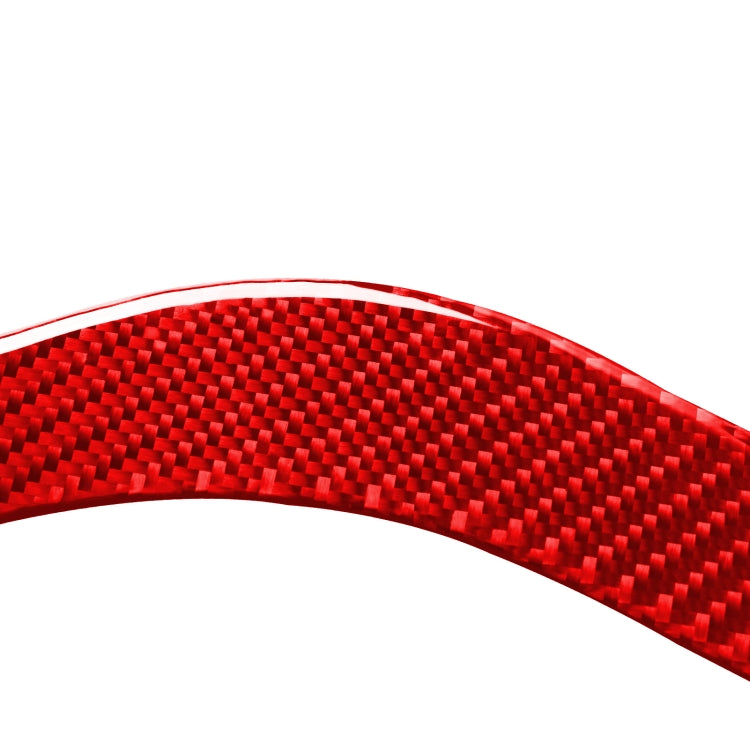 2 PCS / Set Carbon Fiber Car Headlight Eyebrow Decorative Sticker for Toyota Tundra 2014-2018,Left and Right Drive Universal(Red) - Lamp Decoration by PMC TechLife | Online Shopping South Africa | PMC TechLife | Buy Now Pay Later Mobicred