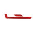 2 PCS / Set Carbon Fiber Car Central Control Gear Side Trim Decorative Sticker for Toyota Tundra 2014-2018,Left and Right Drive Universal (Red) - Car Interior Mouldings by PMC TechLife | Online Shopping South Africa | PMC TechLife | Buy Now Pay Later Mobicred