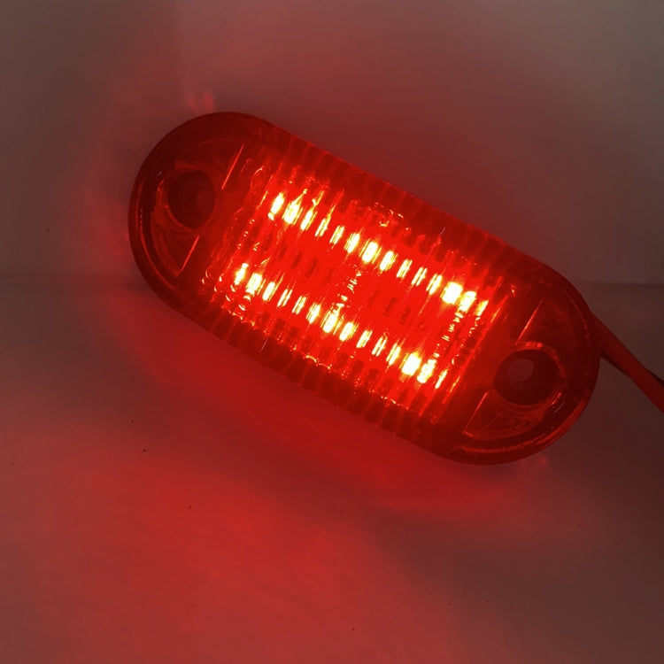 10 PCS MK-019 Car / Truck 6LEDs Side Marker Indicator Lights Bulb Lamp (Red Light) - Clearance Lights by PMC TechLife | Online Shopping South Africa | PMC TechLife | Buy Now Pay Later Mobicred