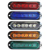 5 PCS MK-093 Car / Truck 6LEDs Side Marker Indicator Lights Bulb Lamp (White Light)