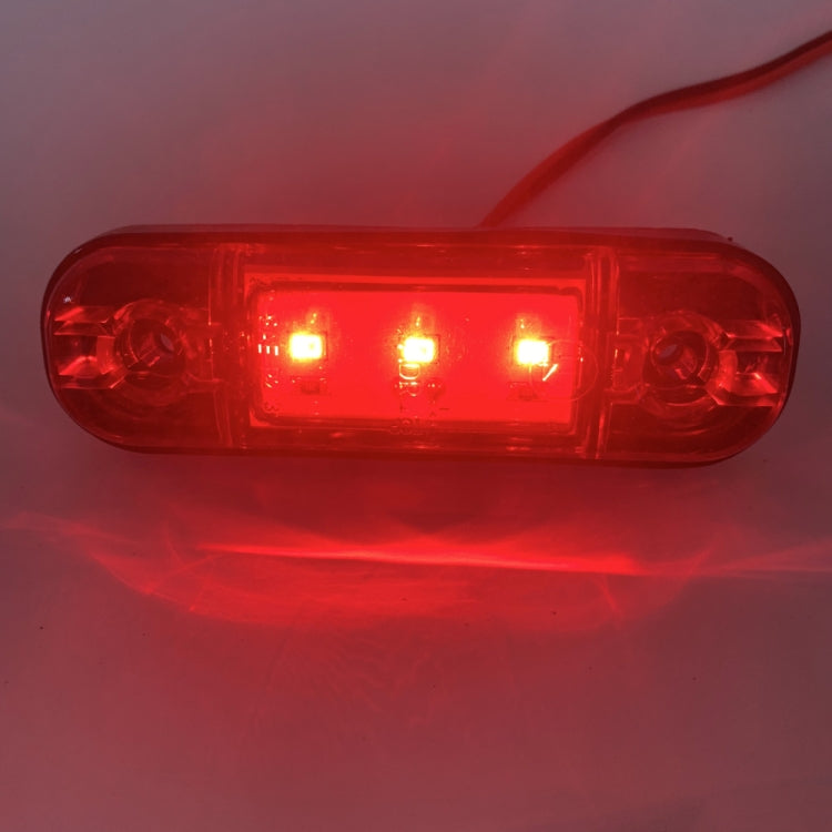 5 PCS MK-327 Car / Truck 3LEDs Side Marker Indicator Light Tail Light (Red Light) - Clearance Lights by PMC TechLife | Online Shopping South Africa | PMC TechLife | Buy Now Pay Later Mobicred