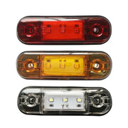 5 PCS MK-327 Car / Truck 3LEDs Side Marker Indicator Light Tail Light (Red Light)