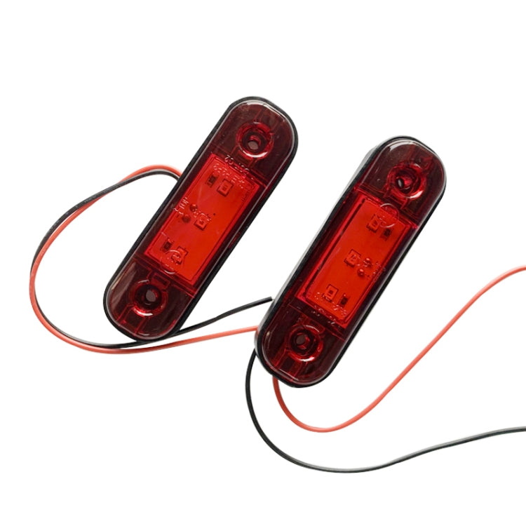 5 PCS MK-327 Car / Truck 3LEDs Side Marker Indicator Light Tail Light (White Light) - Clearance Lights by PMC TechLife | Online Shopping South Africa | PMC TechLife | Buy Now Pay Later Mobicred