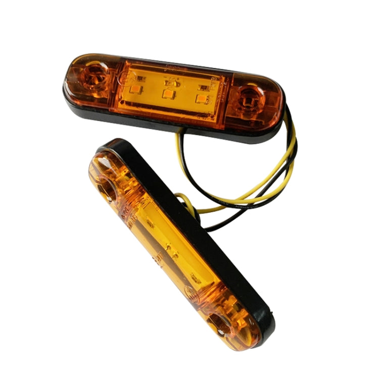 5 PCS MK-327 Car / Truck 3LEDs Side Marker Indicator Light Tail Light (Yellow Light) - Clearance Lights by PMC TechLife | Online Shopping South Africa | PMC TechLife | Buy Now Pay Later Mobicred