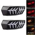 2 PCS KC670 Motorcycle Integrated Flashing Turn Signal Brake Tail Light for Honda MSX125 CBR650F CTX700(Transparent) - Signal Lights by PMC TechLife | Online Shopping South Africa | PMC TechLife | Buy Now Pay Later Mobicred