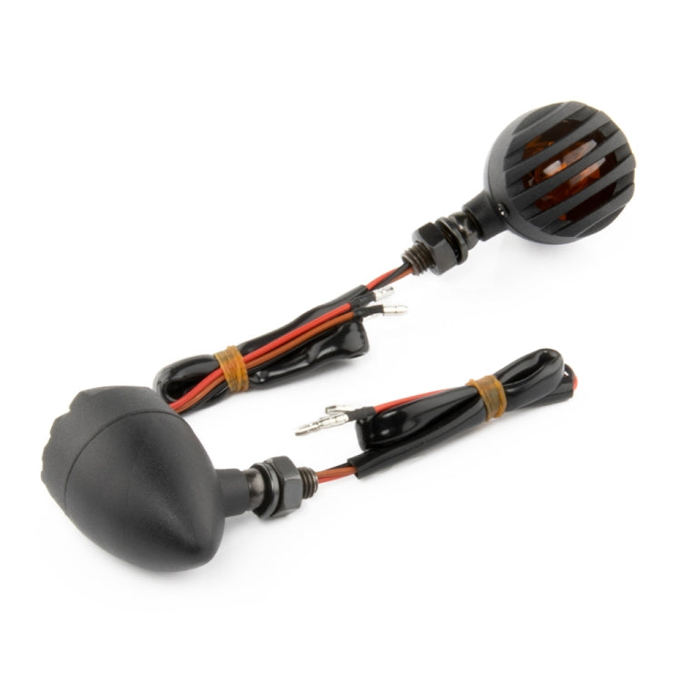 2 PCS PE-ZJ502 Motorcycle Metal Fence Turn Signal Light (Yellow) - Turn Signal by PMC TechLife | Online Shopping South Africa | PMC TechLife | Buy Now Pay Later Mobicred