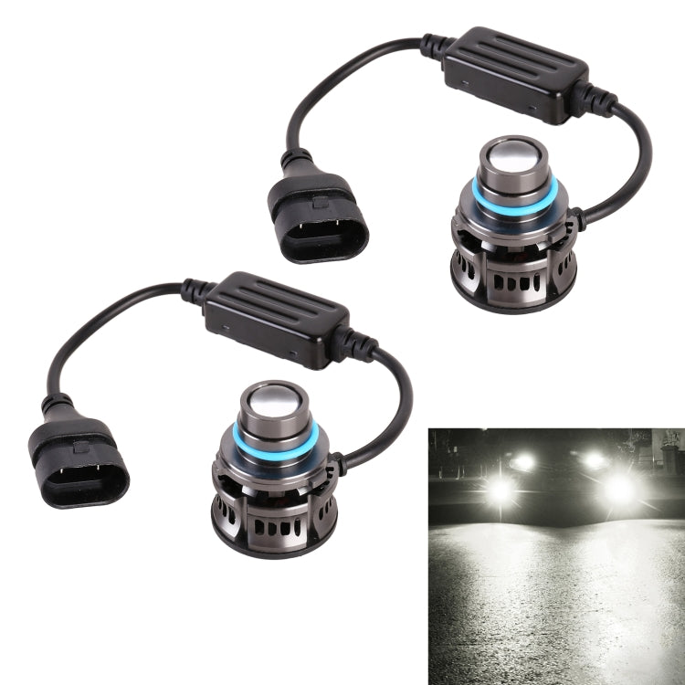 1 Pair 9005 27W / DC12V Car Aluminum Alloy LED Headlight (White Light) - LED Headlamps by PMC TechLife | Online Shopping South Africa | PMC TechLife | Buy Now Pay Later Mobicred