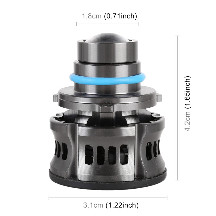 1 Pair 9005 27W / DC12V Car Aluminum Alloy LED Headlight (Lime Green) - LED Headlamps by PMC TechLife | Online Shopping South Africa | PMC TechLife | Buy Now Pay Later Mobicred