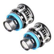 1 Pair H11 27W / DC12V Car Aluminum Alloy LED Headlight (Lime Green)