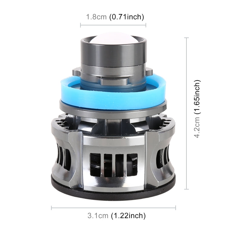 1 Pair H11 27W / DC12V Car Aluminum Alloy Flashing LED Headlight (Lime Green) - LED Headlamps by PMC TechLife | Online Shopping South Africa | PMC TechLife | Buy Now Pay Later Mobicred