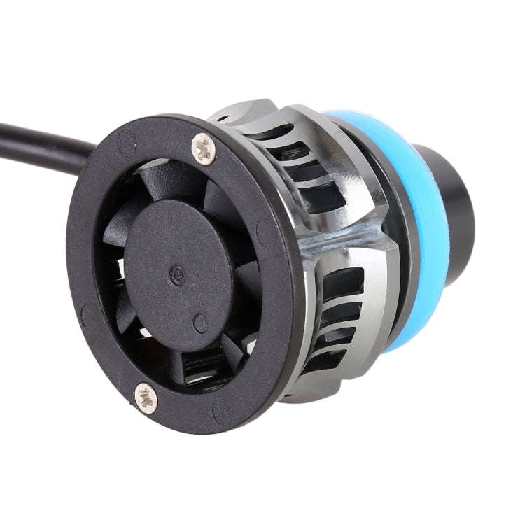 1 Pair H11 27W / DC12V Car Aluminum Alloy Flashing LED Headlight (Blue Light)